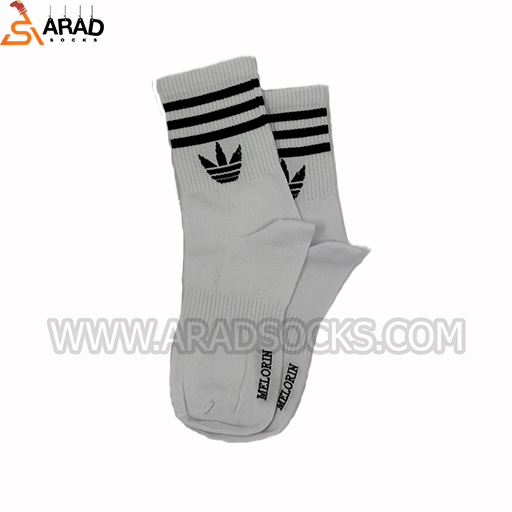 جوراب ساقدار آدیداس سفید