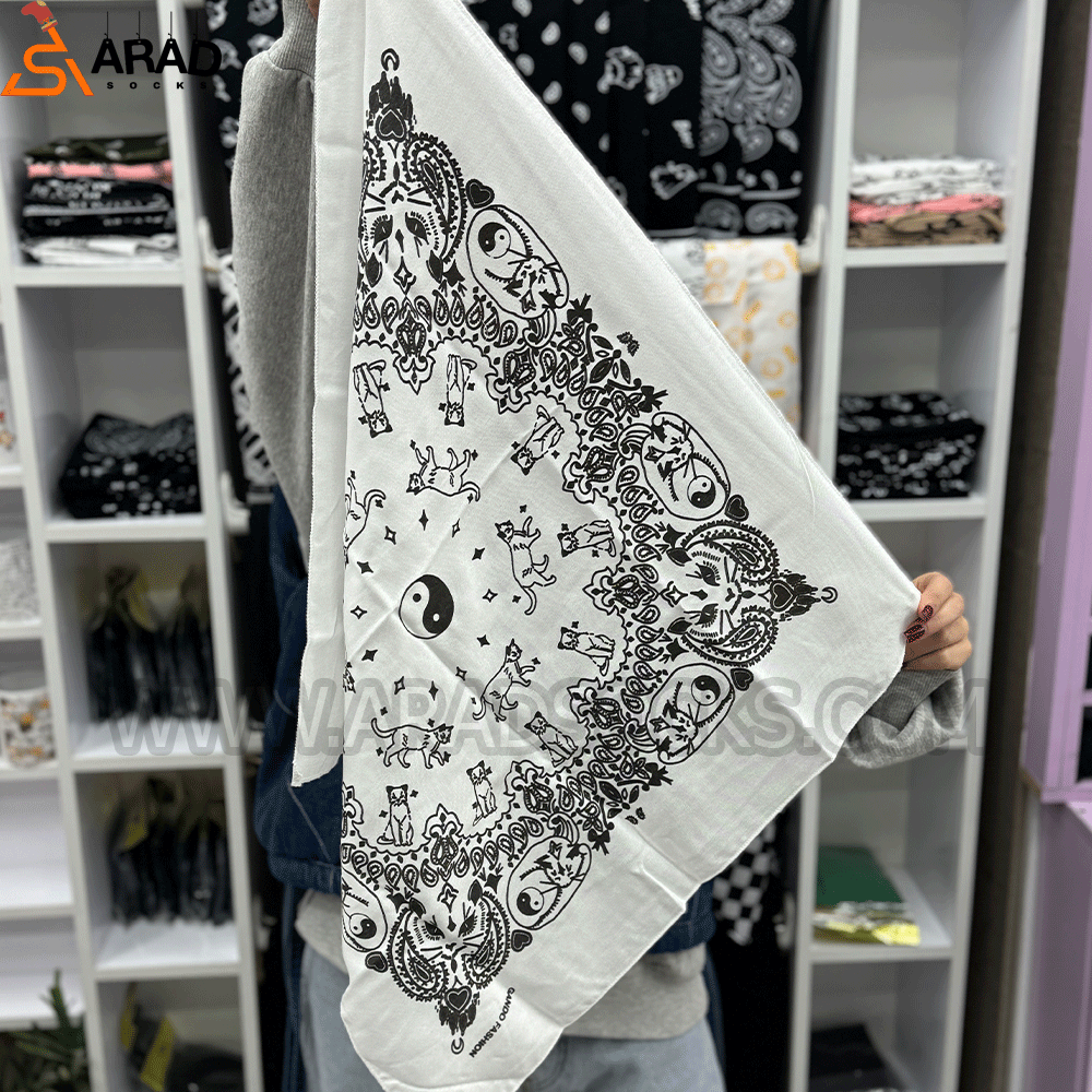باندانا گربه سفید
